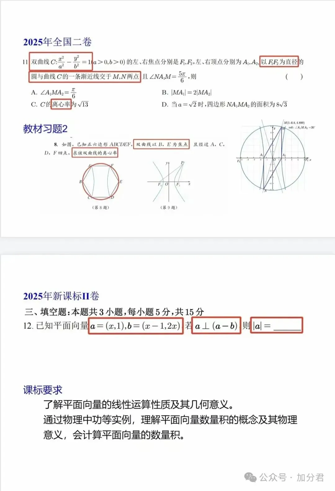 回归教材:课本习题 2025 高考真题!逐题对比-第22张图片-四季读书网
