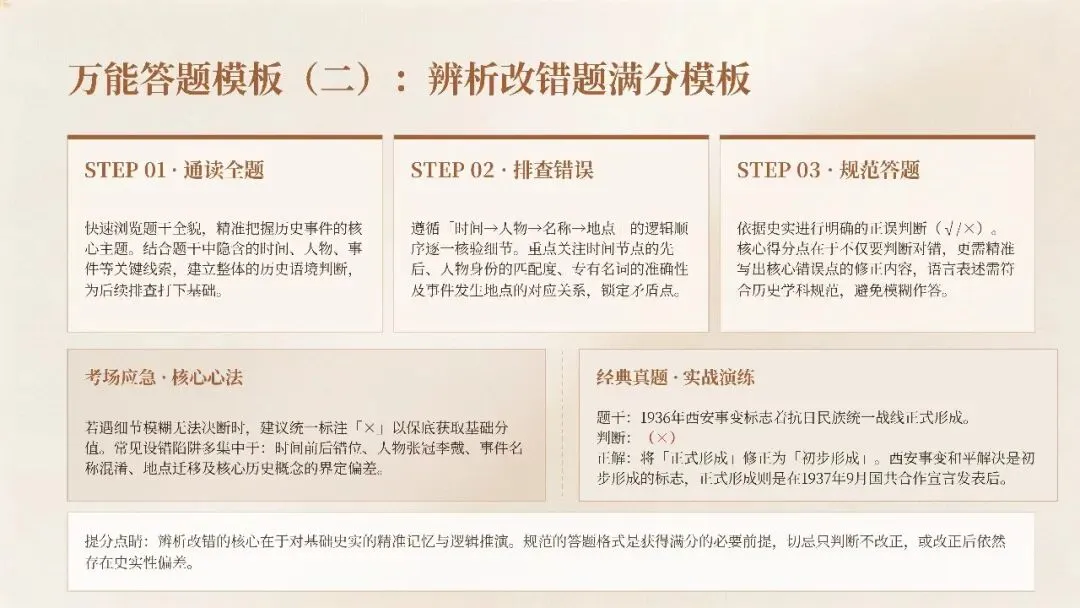 2026安徽中考历史|核心考点+万能答题模板,背完稳拿高分!-第9张图片-四季读书网 2026安徽中考历史|核心考点+万能答题模板,背完稳拿高分!-第9张图片-四季读书网