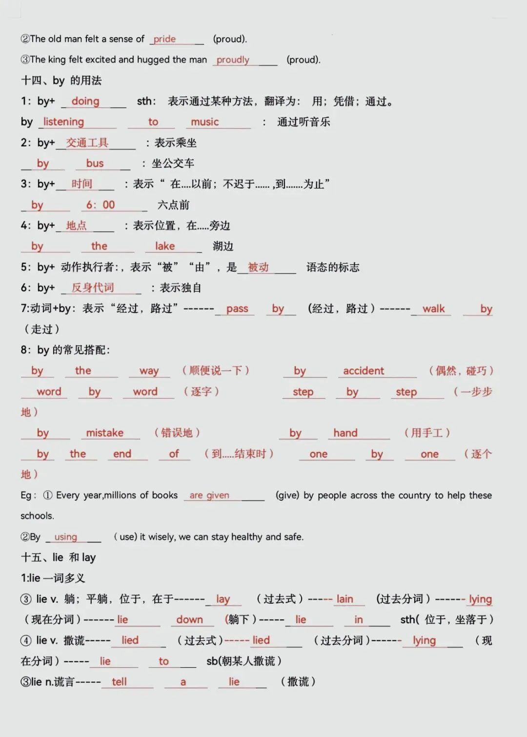 2026中考英语常考易错点总结-第4张图片-四季读书网