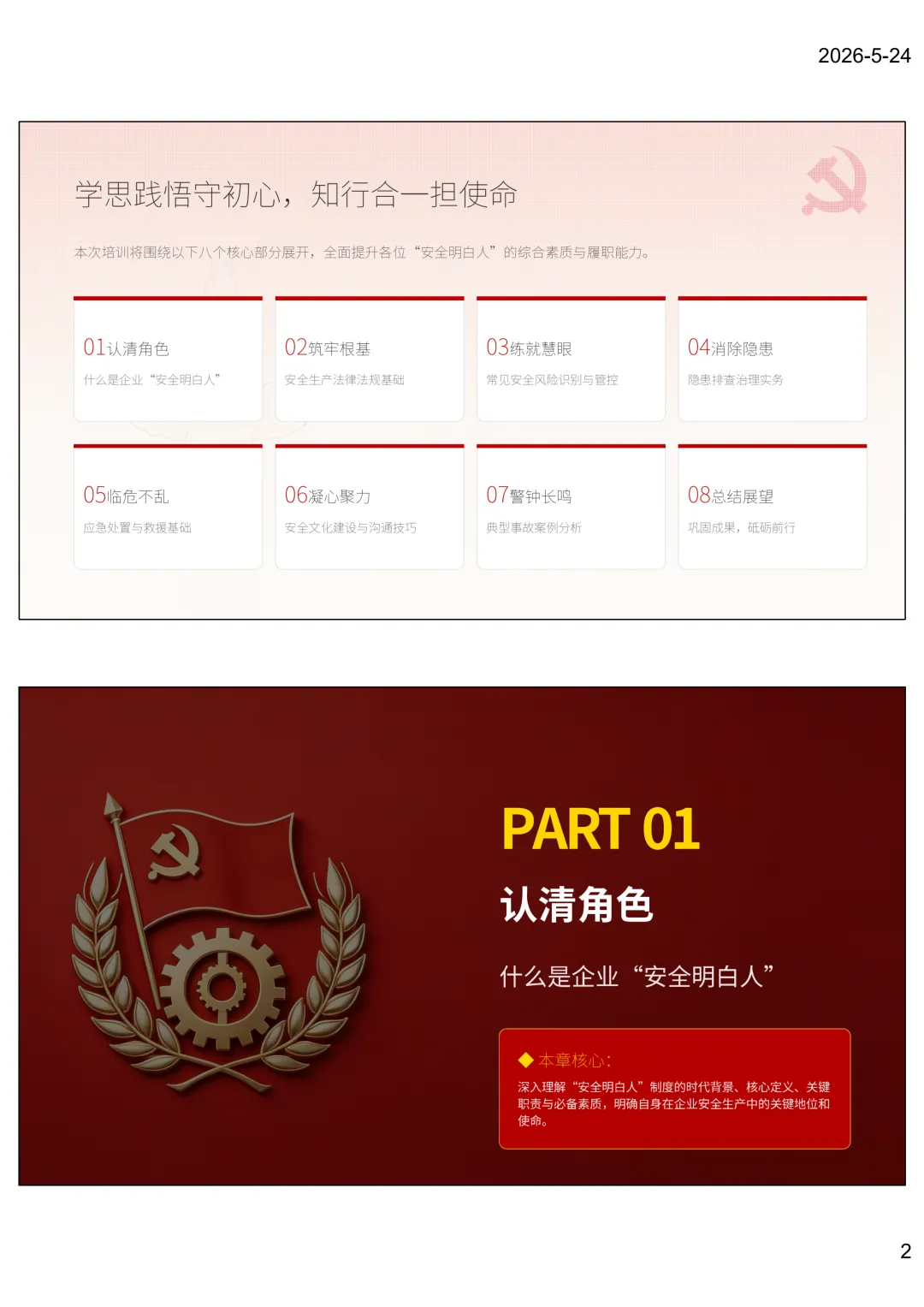 企业安全明白人课件+试卷+培训记录+第25个全国“安全生产月”知识宣讲课件-第10张图片-四季读书网