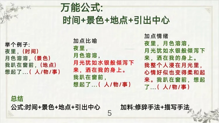 【第33期】中考复习专题|记叙文写作开头结尾-第5张图片-四季读书网