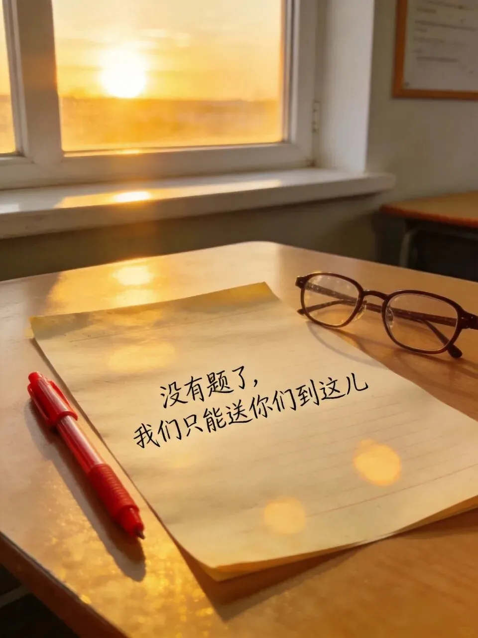 教了36年的严师,在最后一张试卷上写了94个字,看哭全网!-第1张图片-四季读书网 教了36年的严师,在最后一张试卷上写了94个字,看哭全网!-第1张图片-四季读书网