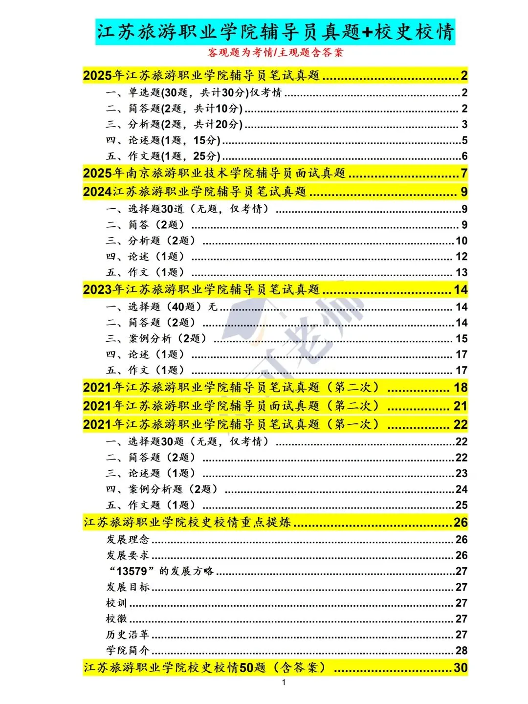 江苏旅游职业学院辅导员招聘8人|附真题+备考攻略-第3张图片-四季读书网 江苏旅游职业学院辅导员招聘8人|附真题+备考攻略-第3张图片-四季读书网