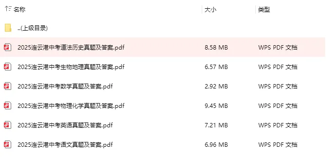 免费领|江苏各市2025中考真题试卷+答案电子版,速领!-第1张图片-四季读书网