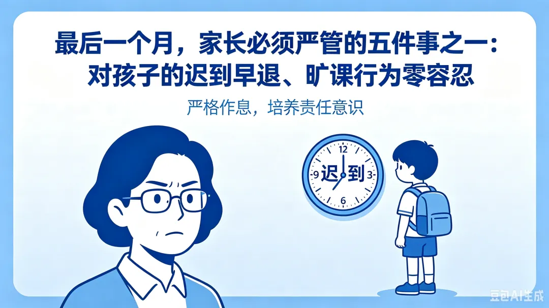 中考最后一个月:别让你一时的“心软”,成为孩子一生的遗憾.-第6张图片-四季读书网