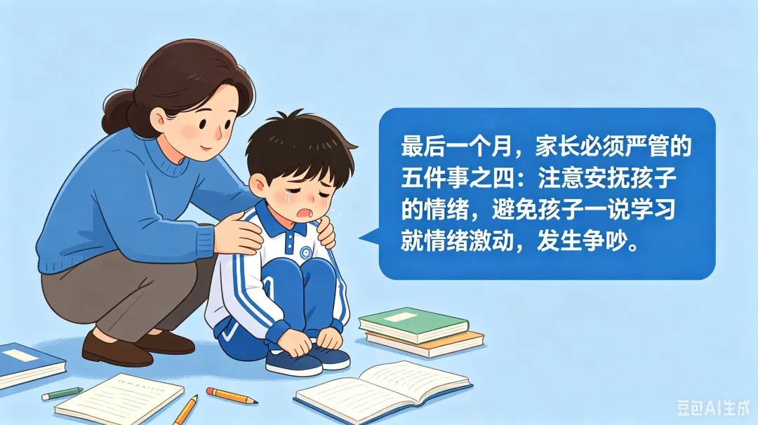 中考最后一个月:别让你一时的“心软”,成为孩子一生的遗憾.-第9张图片-四季读书网