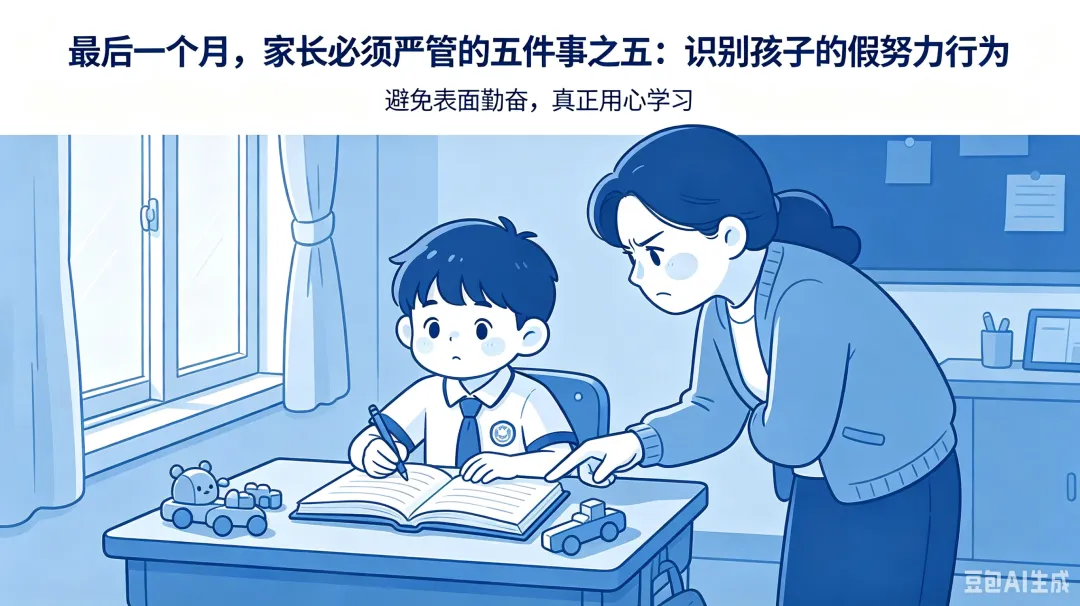 中考最后一个月:别让你一时的“心软”,成为孩子一生的遗憾.-第10张图片-四季读书网