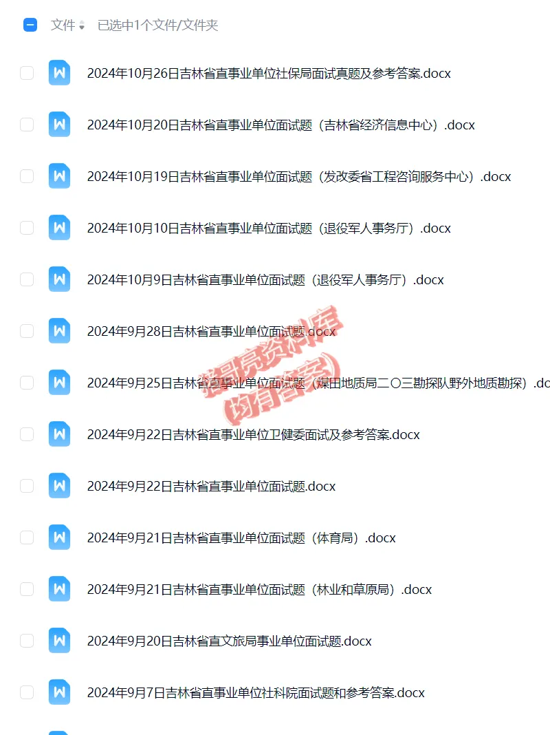 吉林省直事业单位事业编历年面试真题题目解析参考答案逐字稿合集资料汇总39套-第2张图片-四季读书网 吉林省直事业单位事业编历年面试真题题目解析参考答案逐字稿合集资料汇总39套-第2张图片-四季读书网