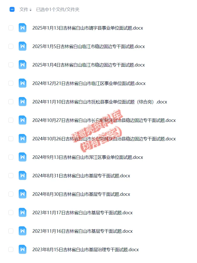 吉林省白山事业单位事业编历年面试真题题目解析参考答案逐字稿合集资料汇总44套-第2张图片-四季读书网 吉林省白山事业单位事业编历年面试真题题目解析参考答案逐字稿合集资料汇总44套-第2张图片-四季读书网
