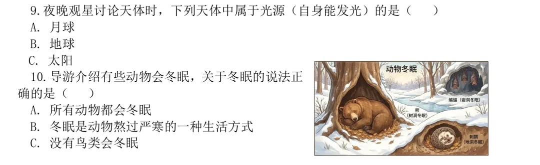 【作业&试卷】牛哇!科学情景化教学设计:三下期末综合,拿走!【吴健老师科学资源分享】-第5张图片-四季读书网