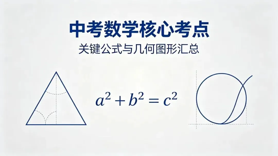 中考数学|全题型核心考点+知识点+经典例题(满分必背版)-第1张图片-四季读书网 中考数学|全题型核心考点+知识点+经典例题(满分必背版)-第1张图片-四季读书网