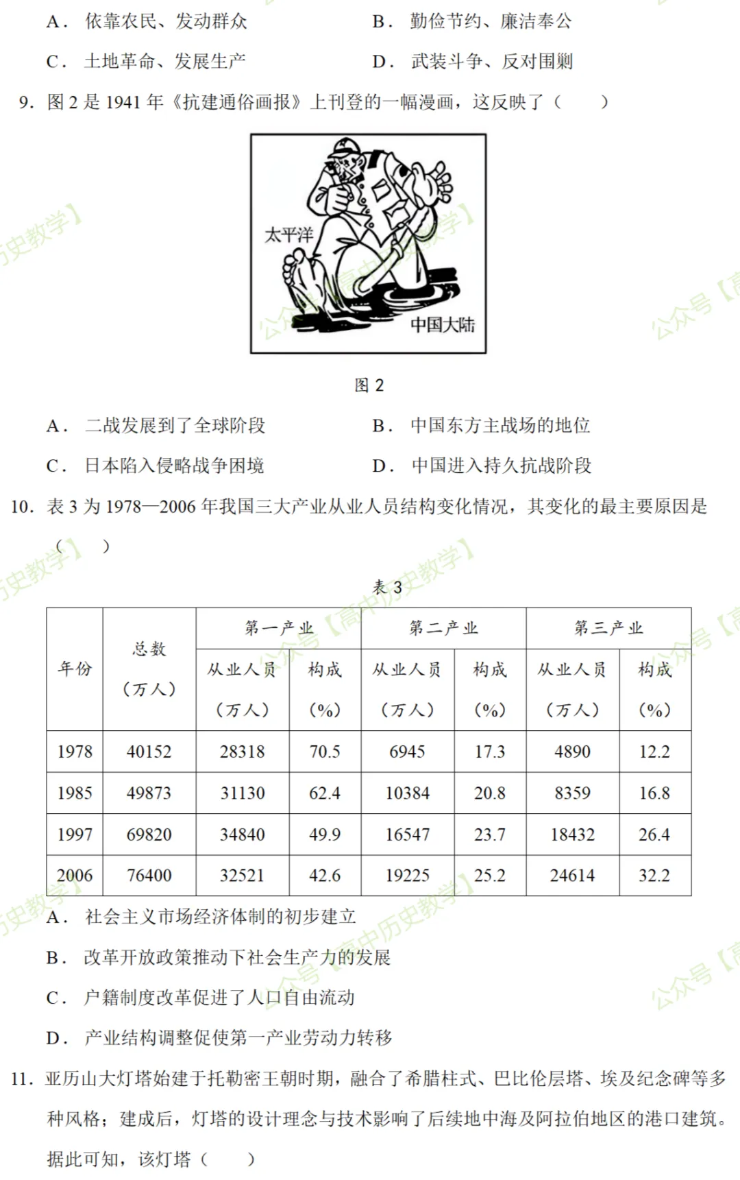 最新模考| 2026届山东省实验中学高三高考考前模拟历史试题和答案-第5张图片-四季读书网 最新模考| 2026届山东省实验中学高三高考考前模拟历史试题和答案-第5张图片-四季读书网