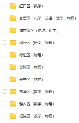 最新最全17套!2026年上海各区各科中考三模卷+答案详解-第2张图片-四季读书网