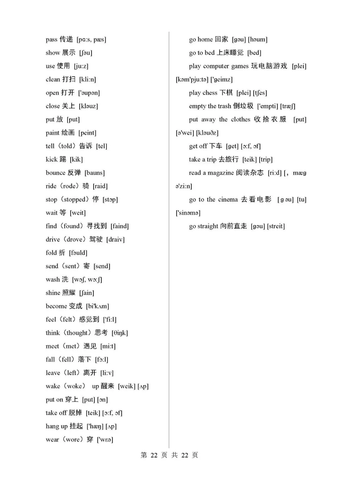 中考应知应会3500个英语单词分类大全-第22张图片-四季读书网