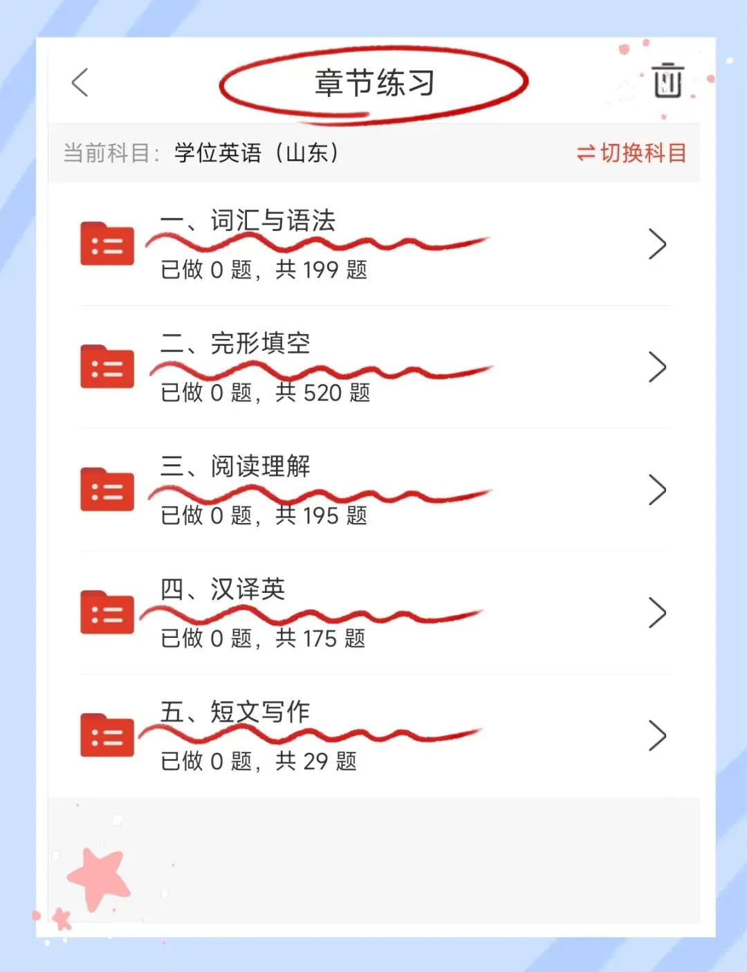 考前必刷!2026年山东学士学位英语考试题库!【章节练习+历年真题+试卷+考前点题】-第2张图片-四季读书网 考前必刷!2026年山东学士学位英语考试题库!【章节练习+历年真题+试卷+考前点题】-第2张图片-四季读书网