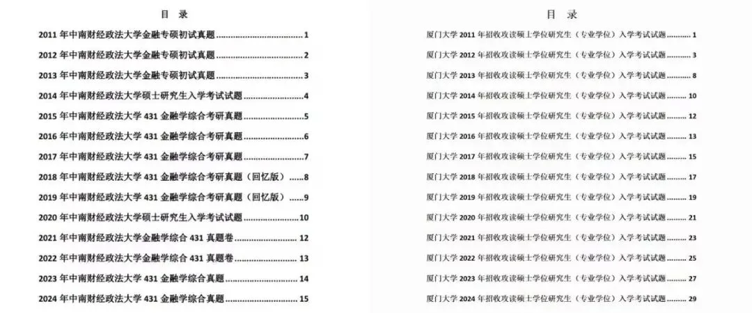 金融专硕考研百校真题,今年决定,免费送!-第9张图片-四季读书网