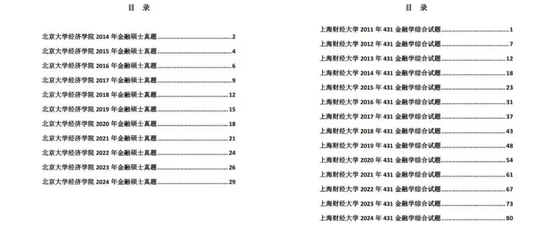 金融专硕考研百校真题,今年决定,免费送!-第10张图片-四季读书网