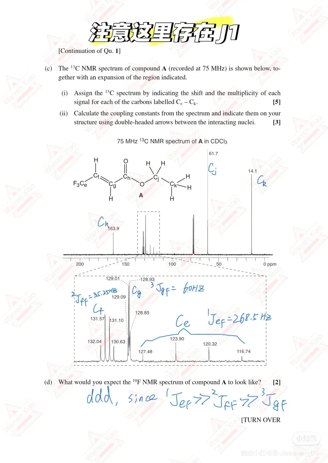 剑桥大一化学 tripos 2025 真题简析-第3张图片-四季读书网