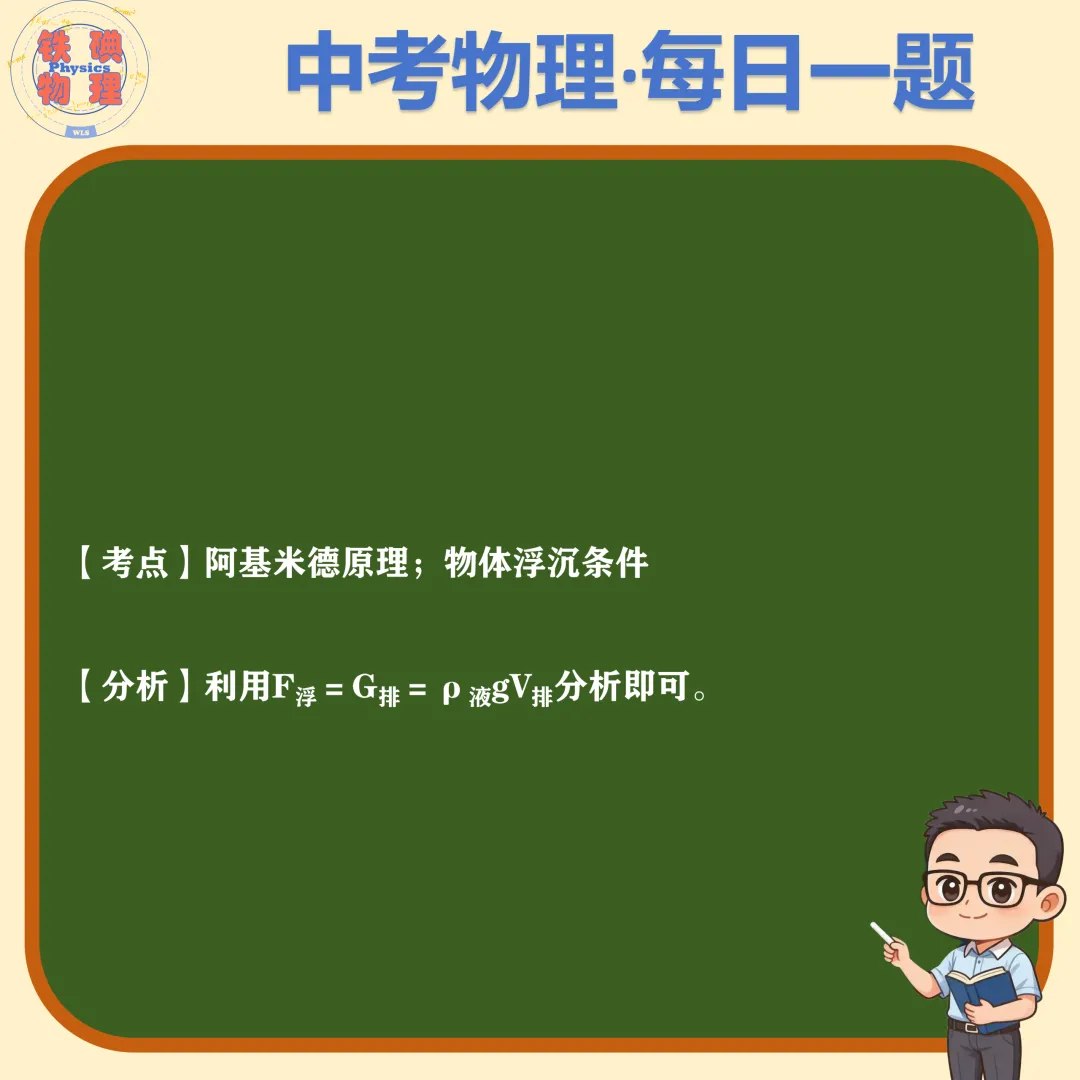 中考物理·每日一题 6.1-第2张图片-四季读书网