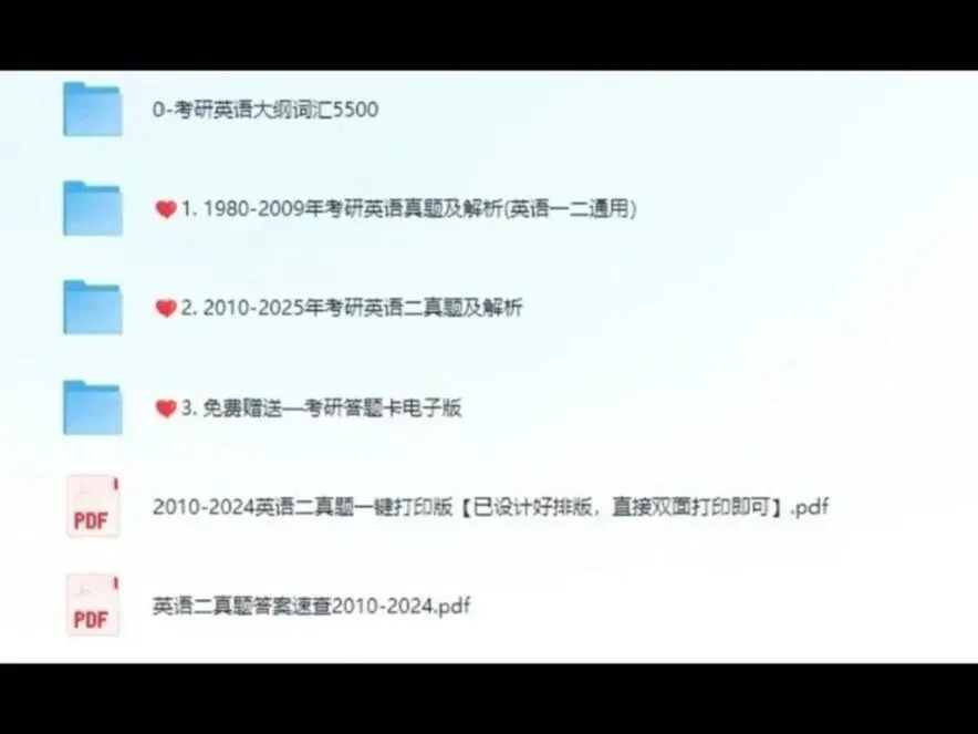2026考研英语一/二历年真题及答案解析-第3张图片-四季读书网