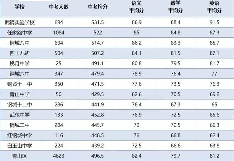 2025武汉中考语数外三科均分深度观察:谁才是真正的“六边形战士”?-第9张图片-四季读书网
