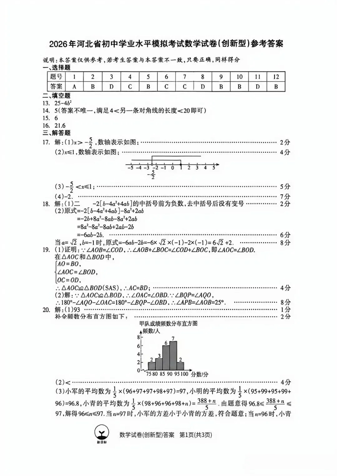 2026中考数学模拟创新型试卷-第9张图片-四季读书网 2026中考数学模拟创新型试卷-第9张图片-四季读书网