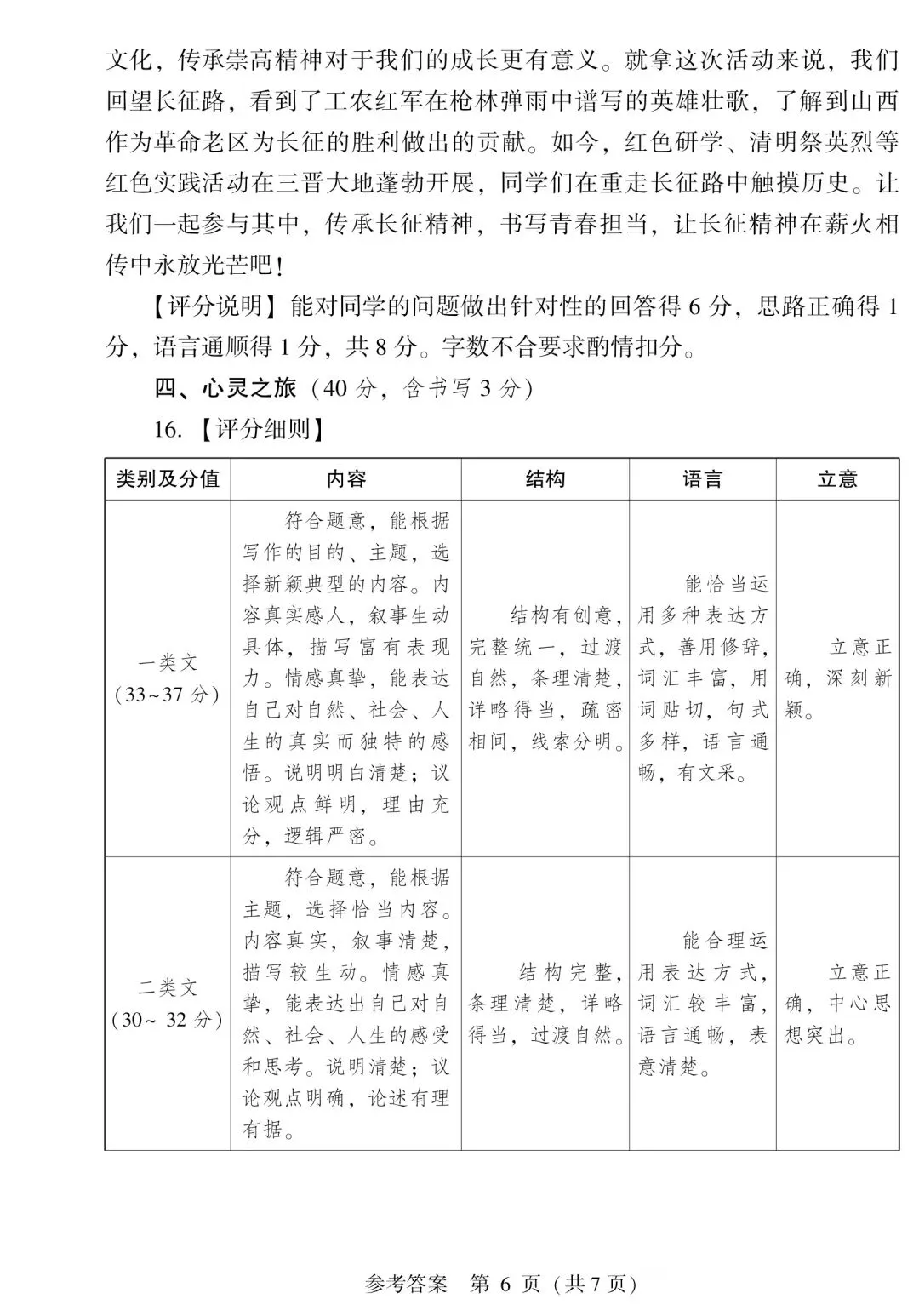 2026年山西省初中学业水平考试适应与模拟万人同考语文卷、答题卡及答案-第20张图片-四季读书网 2026年山西省初中学业水平考试适应与模拟万人同考语文卷、答题卡及答案-第20张图片-四季读书网