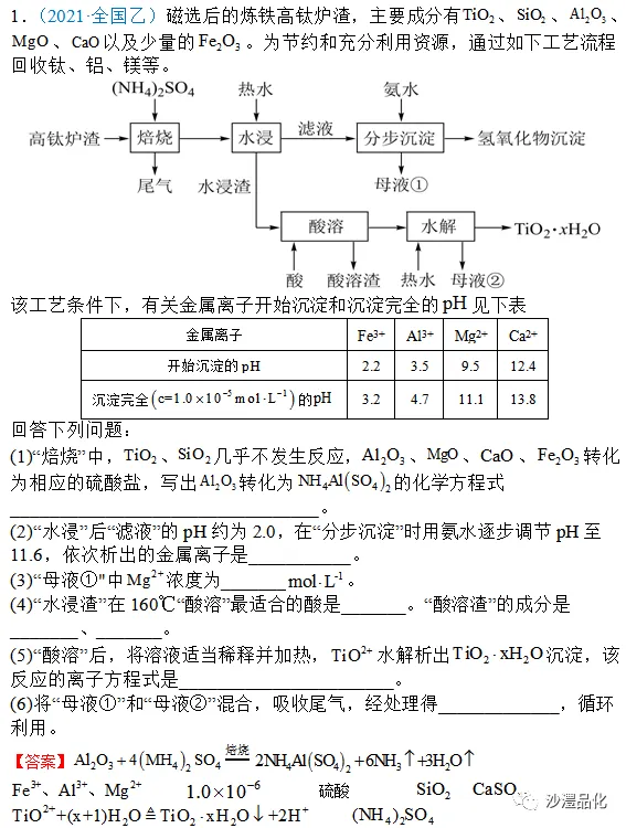 品化:‖ 高考真题中的“再现”——钛-第5张图片-四季读书网 品化:‖ 高考真题中的“再现”——钛-第5张图片-四季读书网