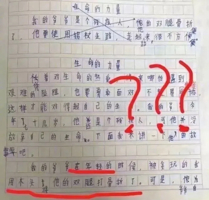 小学生的试卷-第13张图片-四季读书网 小学生的试卷-第13张图片-四季读书网