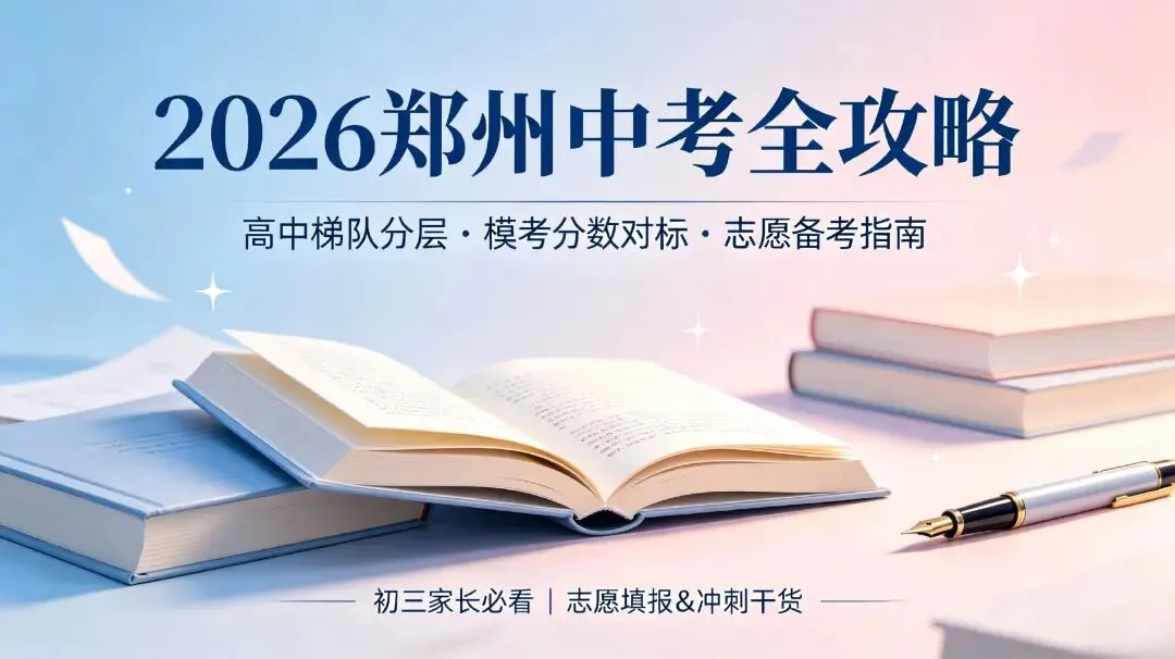 2026 郑州中考全攻略【梯队分层+模考分数对标+志愿填报+备考指南+温馨寄语】-第3张图片-四季读书网