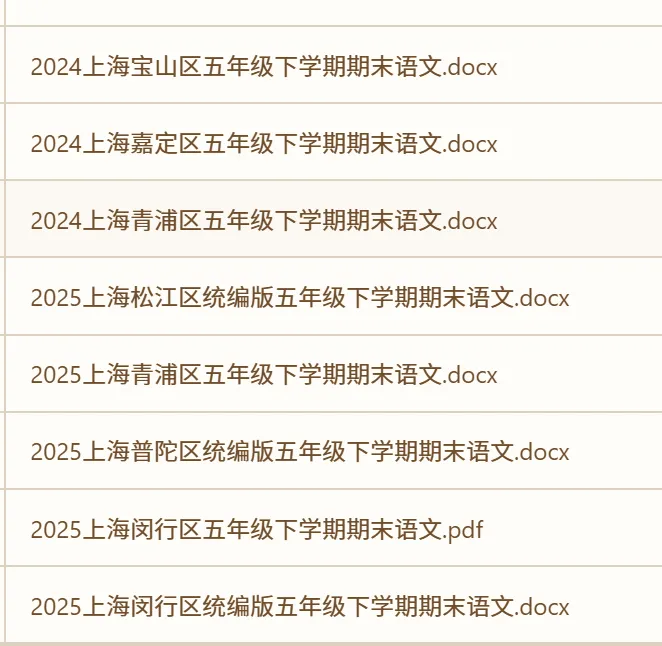 历年上海小学全年级下学期期末试卷 | 免费下载-第1张图片-四季读书网 历年上海小学全年级下学期期末试卷 | 免费下载-第1张图片-四季读书网