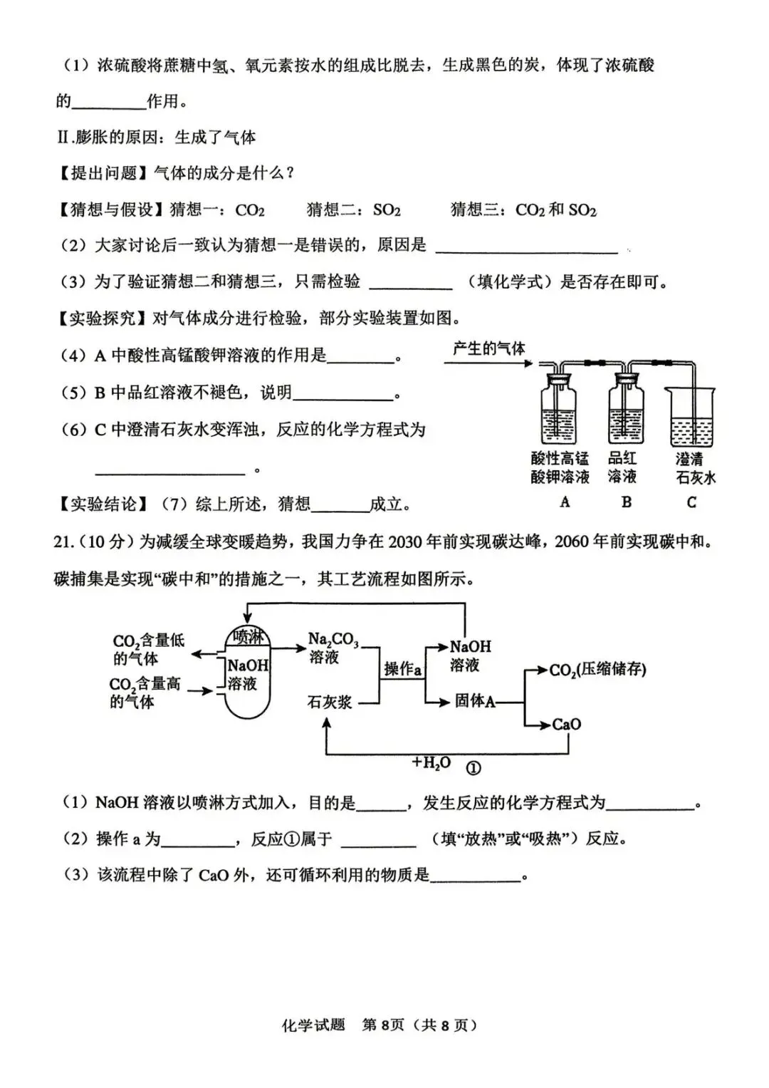 2026年中考化学终极押题11-第8张图片-四季读书网 2026年中考化学终极押题11-第8张图片-四季读书网
