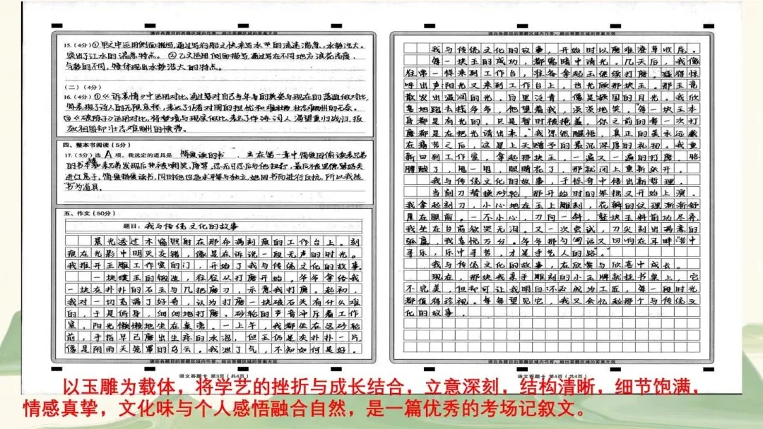 2026年初中学业水平考试第二次模拟语文试卷分析-第71张图片-四季读书网