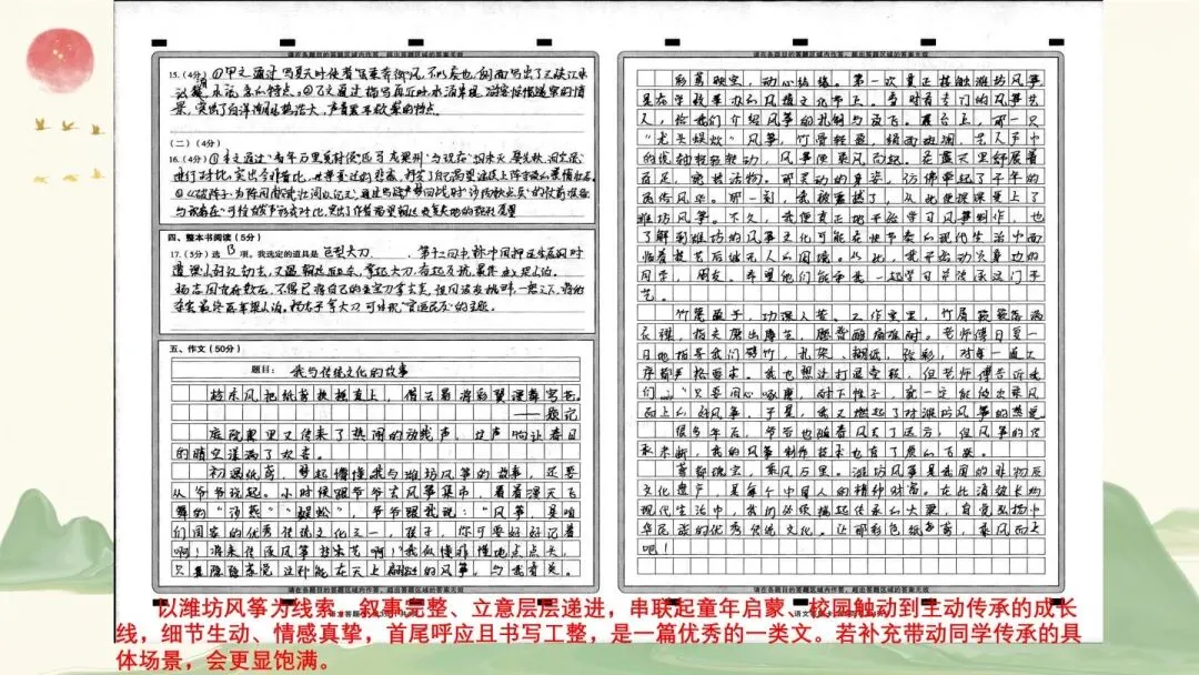 2026年初中学业水平考试第二次模拟语文试卷分析-第76张图片-四季读书网