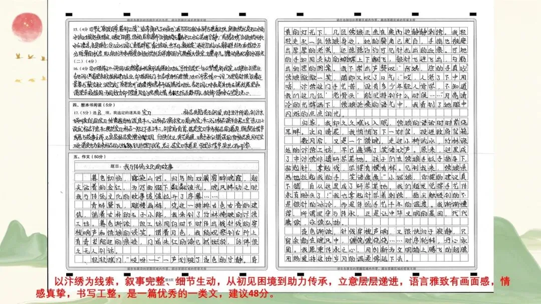 2026年初中学业水平考试第二次模拟语文试卷分析-第77张图片-四季读书网