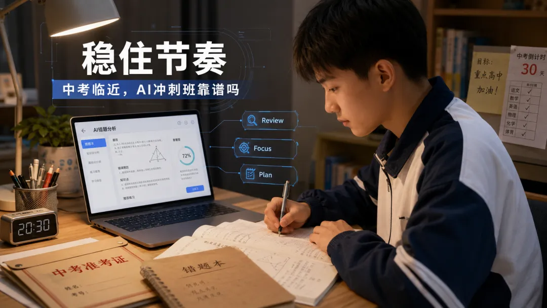 中考临近,AI冲刺班靠谱吗?别把最后一周交给算法-第1张图片-四季读书网