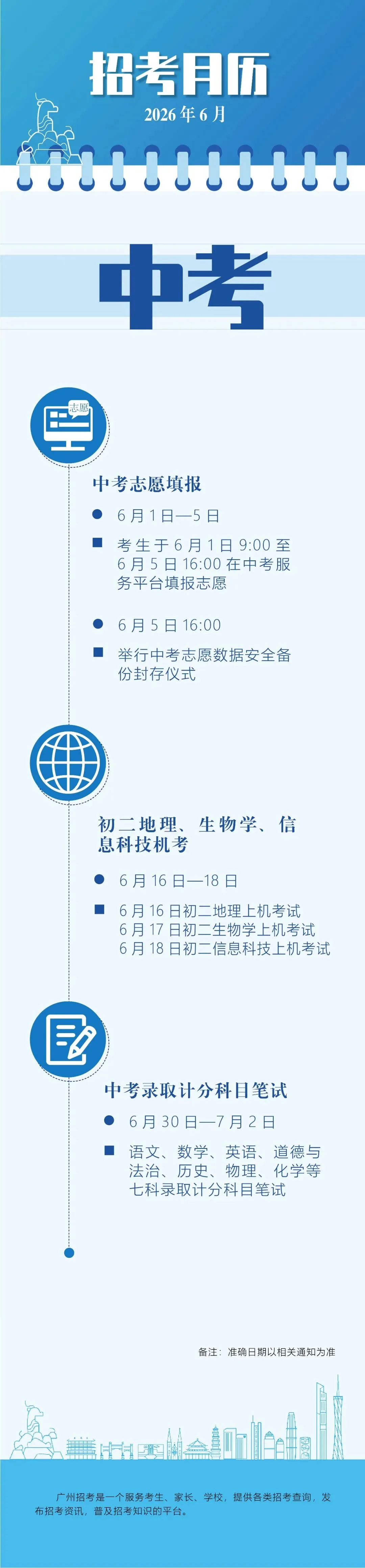 中考 | 2026年广州中考志愿填报已开始-第2张图片-四季读书网