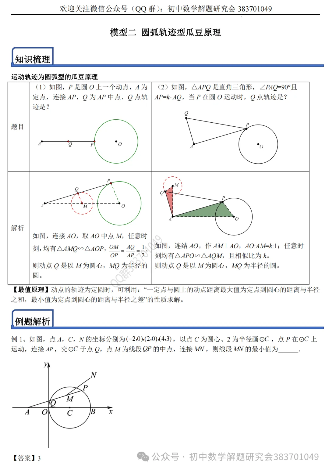 中考必备的瓜豆模型(word分享)-第7张图片-四季读书网