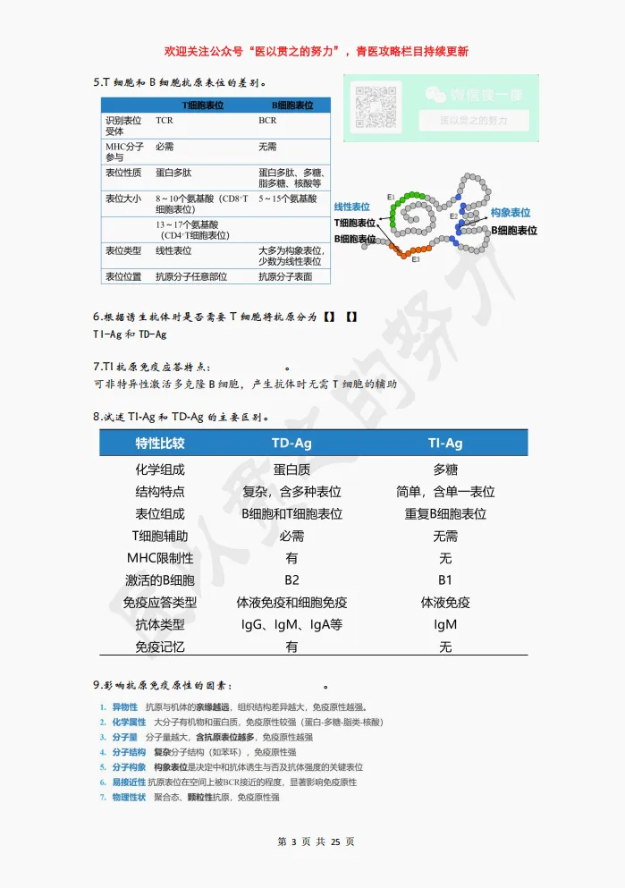 2026青岛大学医学部医学免疫学真题各章考点汇总(只建议青医购买)-第4张图片-四季读书网