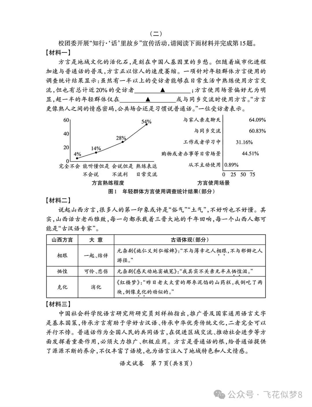 2026年九年级中考语文模拟测试卷两套-第23张图片-四季读书网