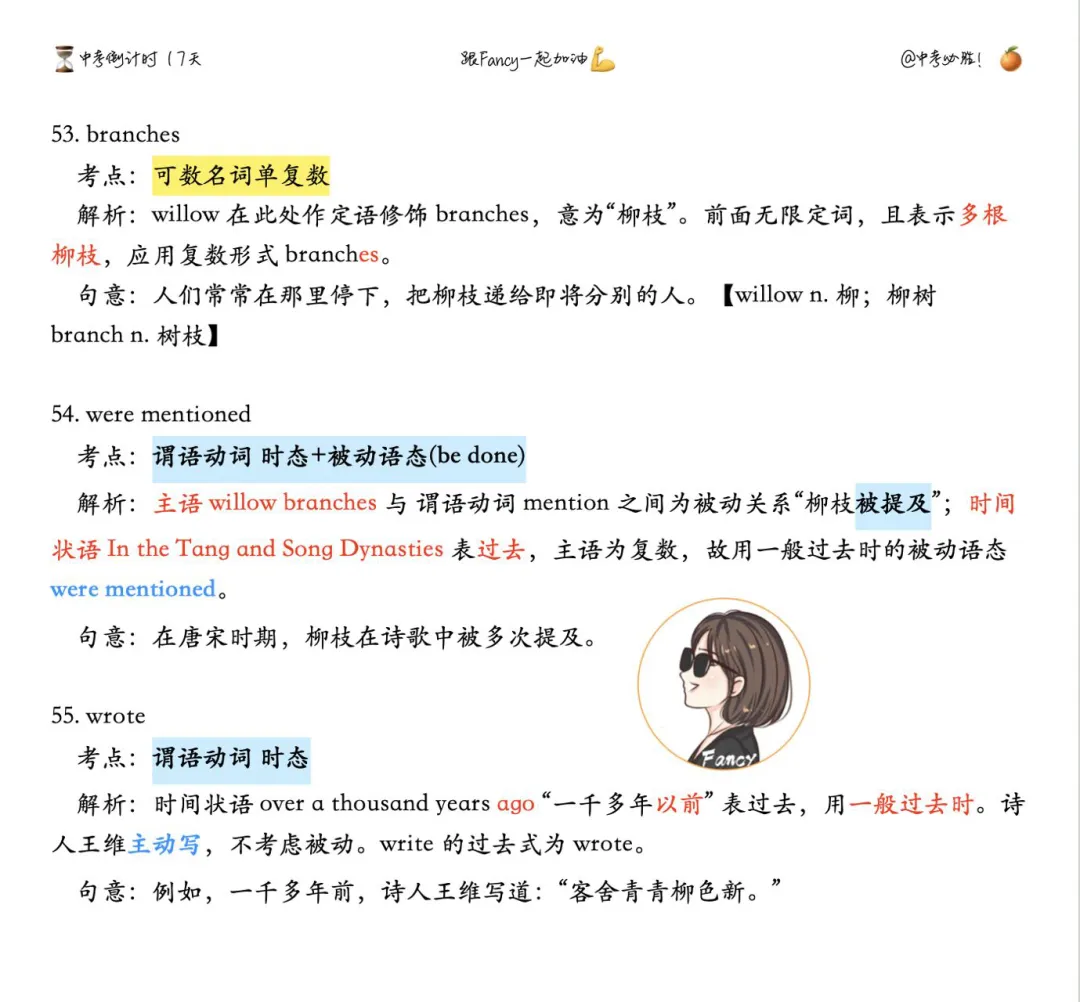 中考倒计时17天【语法填空】-第6张图片-四季读书网