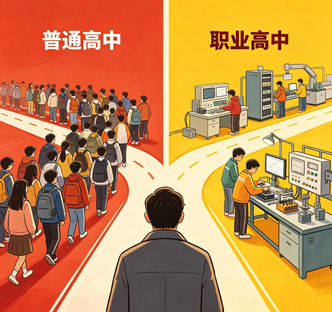 西安中考分数刚好卡在普高线的家长,真心劝大家别再盲目死磕普高了!-第8张图片-四季读书网