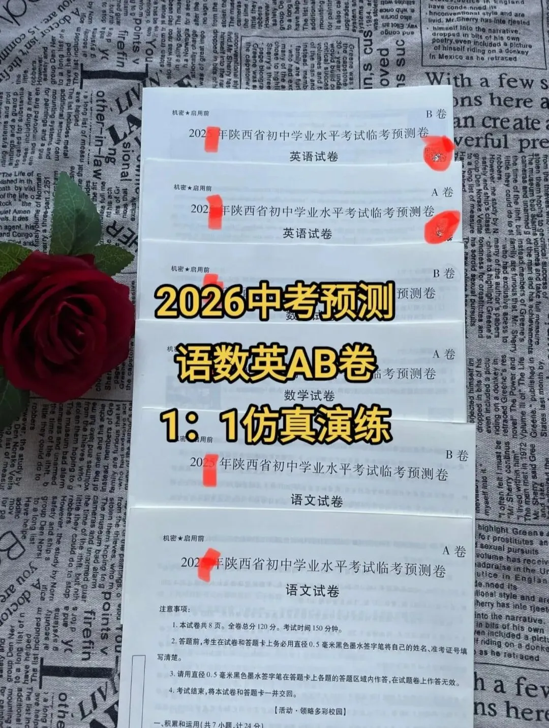 决胜中考/11个省份天星中考预测卷:一题一讲实在太好用了!-第7张图片-四季读书网