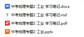 中考地理专题2 工业 学习笔记-第3张图片-四季读书网 中考地理专题2 工业 学习笔记-第3张图片-四季读书网