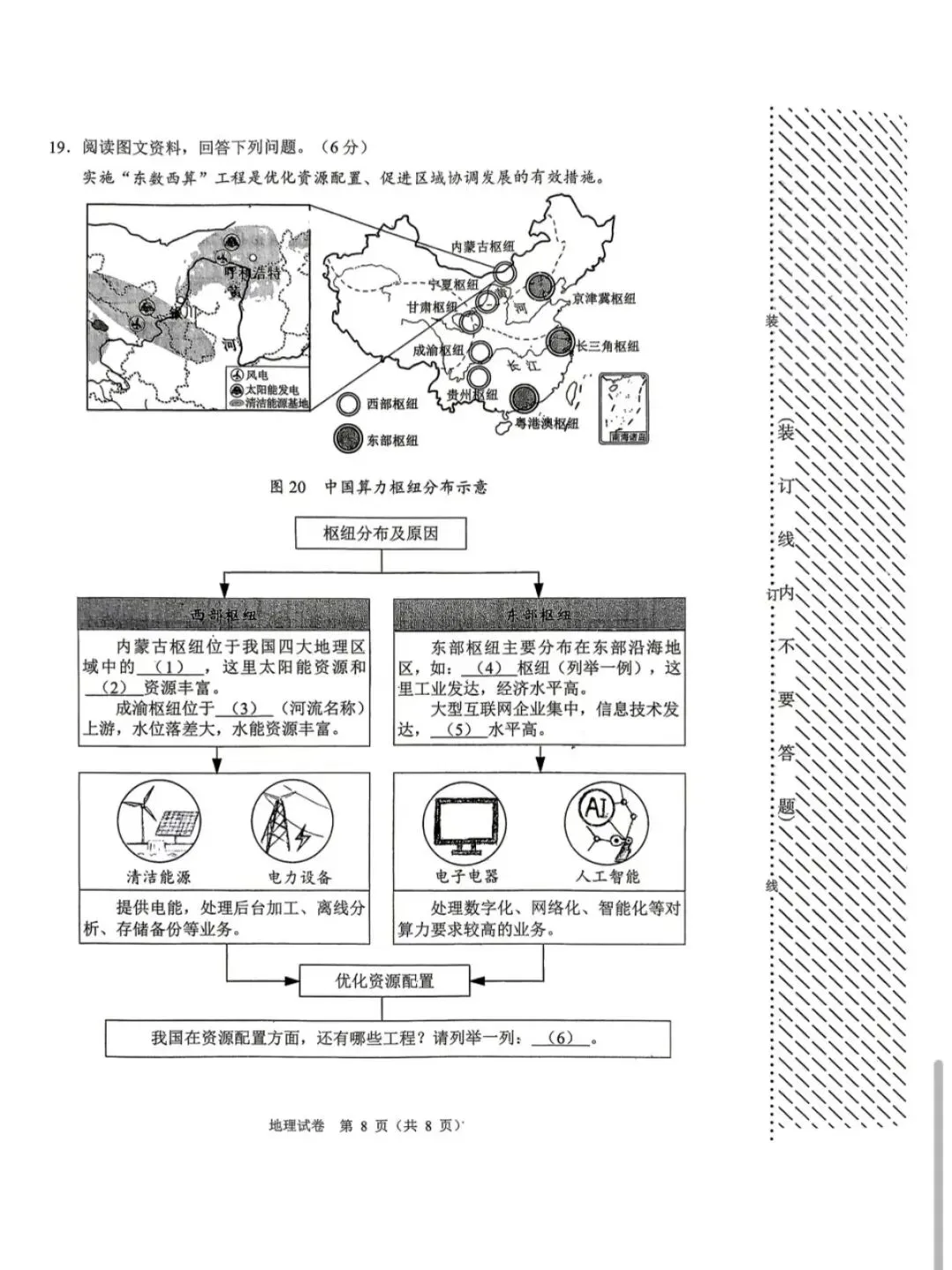 2026大连一模地理试卷及答案解析-第13张图片-四季读书网
