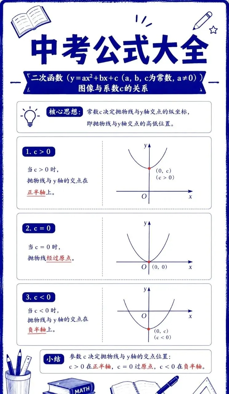 中考公式大全-第14张图片-四季读书网
