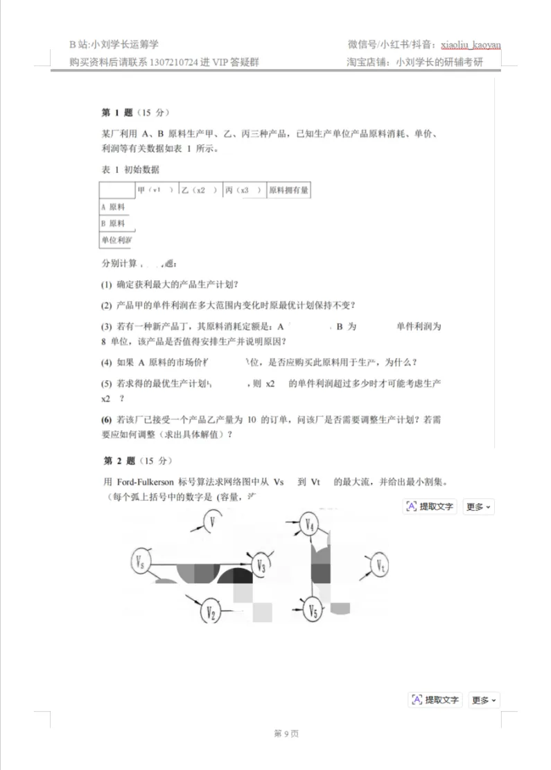 【真题分析】2027大连海事大学810运筹学历年真题分析-第29张图片-四季读书网