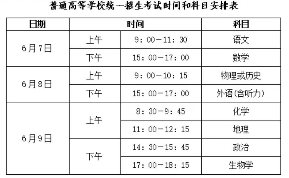 注意!2026湖南三考(高考、学考、中考)时间已定!-第2张图片-四季读书网