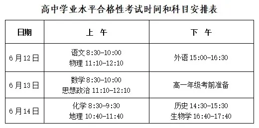 注意!2026湖南三考(高考、学考、中考)时间已定!-第4张图片-四季读书网