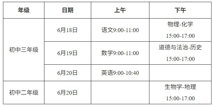 注意!2026湖南三考(高考、学考、中考)时间已定!-第6张图片-四季读书网